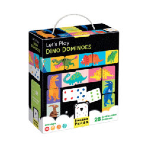 Let's Play Dino Dominoes Едукативна Игра (2+)