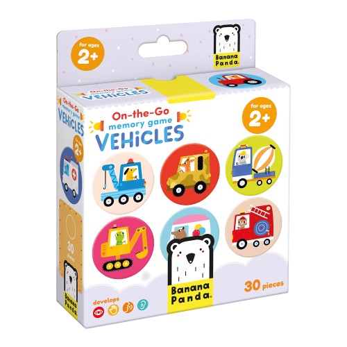 On-the-Go Memory Game Vehicles Едукативен Сет (2+)