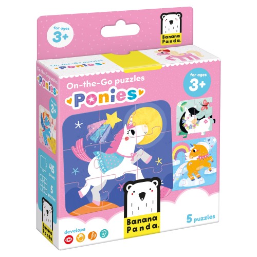 On-the-Go Puzzles Ponies Едукативен Сет (3+)