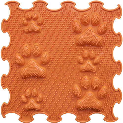 Sensory Mat Lucky Paws Pumpkin Orange Подлога